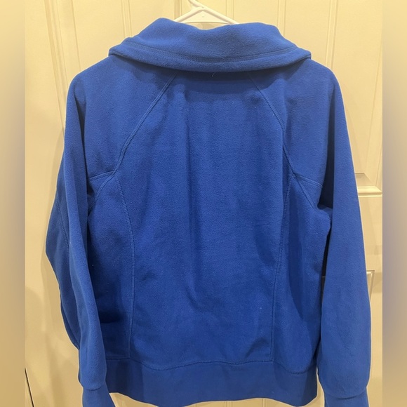 Calvin Klein Large Blue Fleece Women's Jacket - Picture 6 of 10